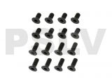 217545 Socket Countersunk Screw (black) M3